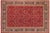 Red Floral Pak-Persian Adele Red/Blue Wool Rug - 10'0'' X 14'0'' For Sale - Image 8 of 8