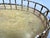 Vintage Faux Bamboo Brass Oval Tray For Sale - Image 4 of 7