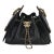 Black Quilted Caviar Mini Chanel 25 Hobo Handbag For Sale