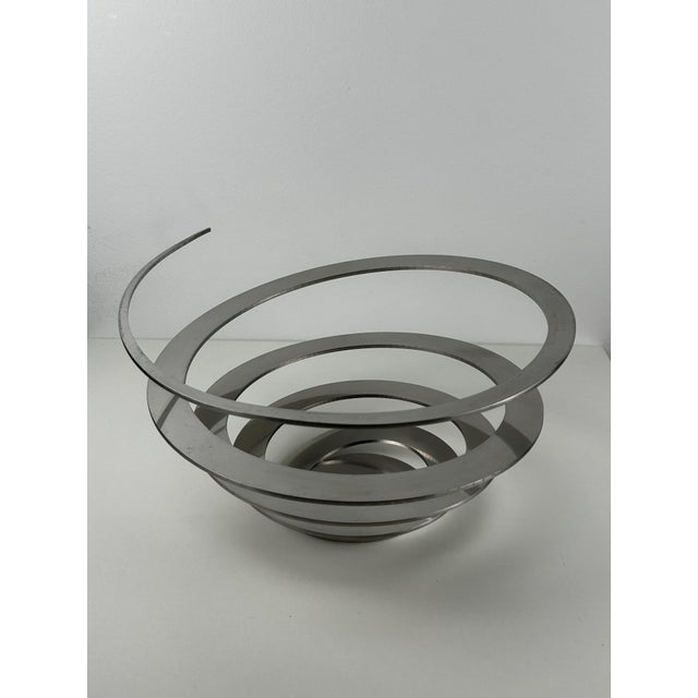 Postmodern Spiral Fruit Bowl by Jacob Borch for Excel, 1990s For Sale - Image 3 of 9