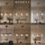 Modern Linear Chandelier 3 Light, Matte Off White Dome Pendant Light Brass Dining Room Fixture, Kitchen Island Lighting, Minimalist Light For Sale - Image 12 of 16