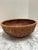 Vintage Rustic Asian Wood Woven Basket Bowl For Sale - Image 4 of 7