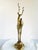 Mid 20th Century Deco Style Mid-Century Brass Deer Figure For Sale - Image 5 of 8