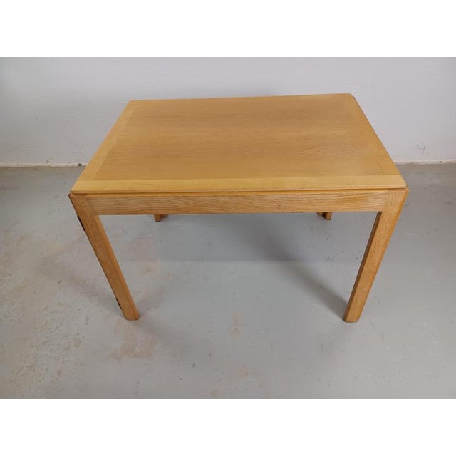 Wood Oak Model 5383 Coffee Folding Table by Børge Mogensen, 1960s For Sale - Image 7 of 15