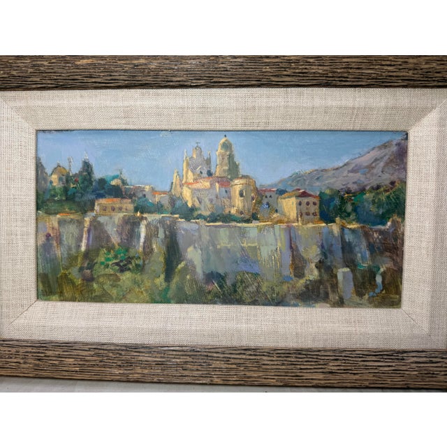 Up for sale is a stunning vintage original oil painting cityscape of Segovia, Spain by artist Artur Wasner. This...