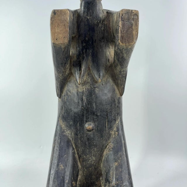 Early 20th Century Dan Female Figure Mancala Game Board on Custom Base For Sale - Image 10 of 11