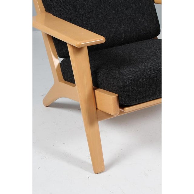 1990s Model 290A Lounge Chair in Beech & Hallingdal by Hans J. Wegner for Getama, 1990s For Sale - Image 5 of 11