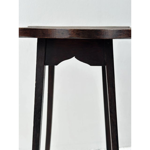 Vintage Undulating Edge Tiered Side Table, Circa 1940s For Sale - Image 11 of 14