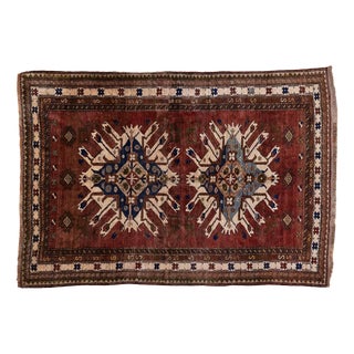 Vintage Transcaucasian Wool Rug For Sale
