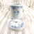 1970s Cheng’s White Jade Porcelain Covered Biscuit Jar With Fairy Handles-Damaged For Sale - Image 4 of 11