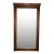 Antique Victorian Eastlake Pier Mirror Solid Walnut Full Length Mercury Mirror For Sale
