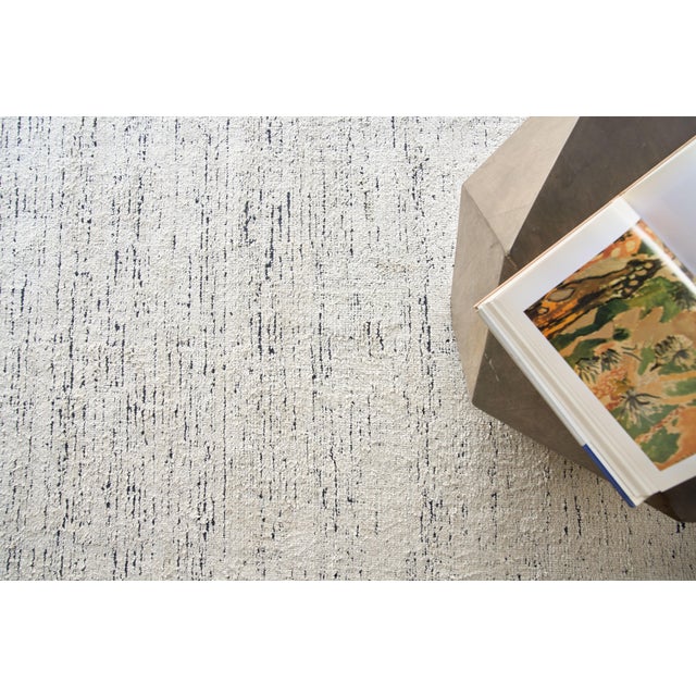 Exquisite Rugs Montero Handmade New Zealand Wool & PET Yarn Charcoal Rug-9'X12' For Sale In Los Angeles - Image 6 of 7