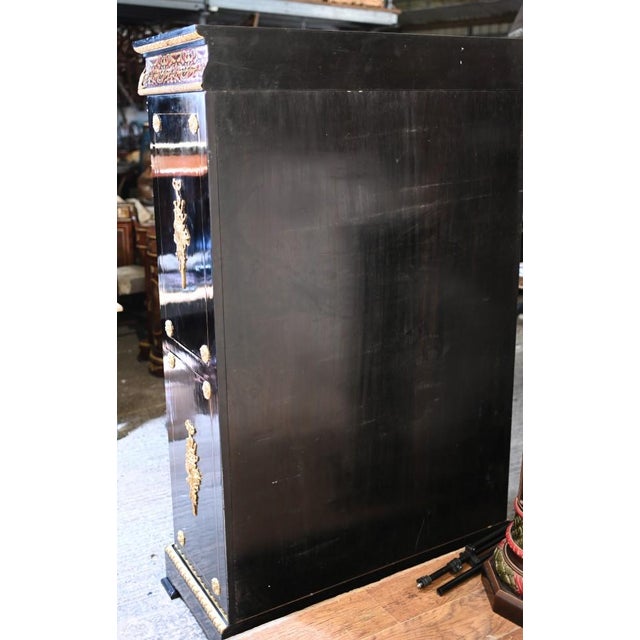 French Boulle Vitrine Display Cabinet For Sale - Image 14 of 15