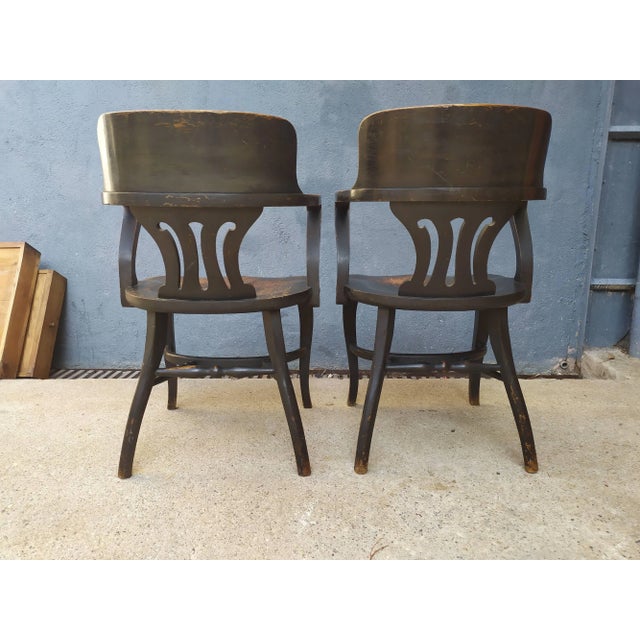 Set of Antique Armchairs by Johnson Ford For Sale - Image 3 of 18