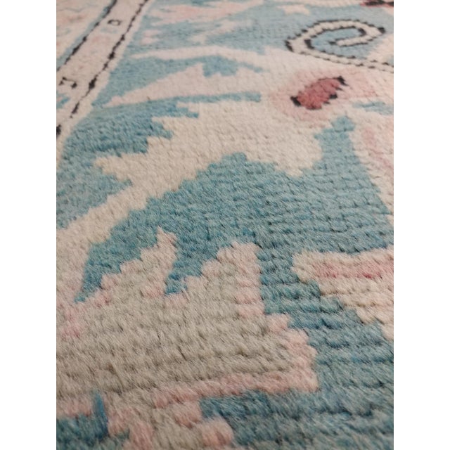 Brown Antique Oushak Carpet, Red Carpet, Handmade Carpet, Turkish Carpet, Brown, Green For Sale - Image 8 of 16