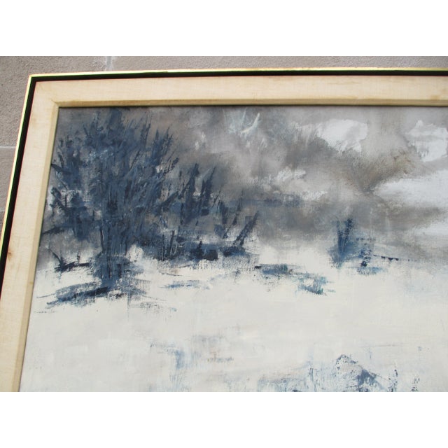 Lewis Bryden" Winters Day" on Canvas Mid-Century For Sale - Image 4 of 8
