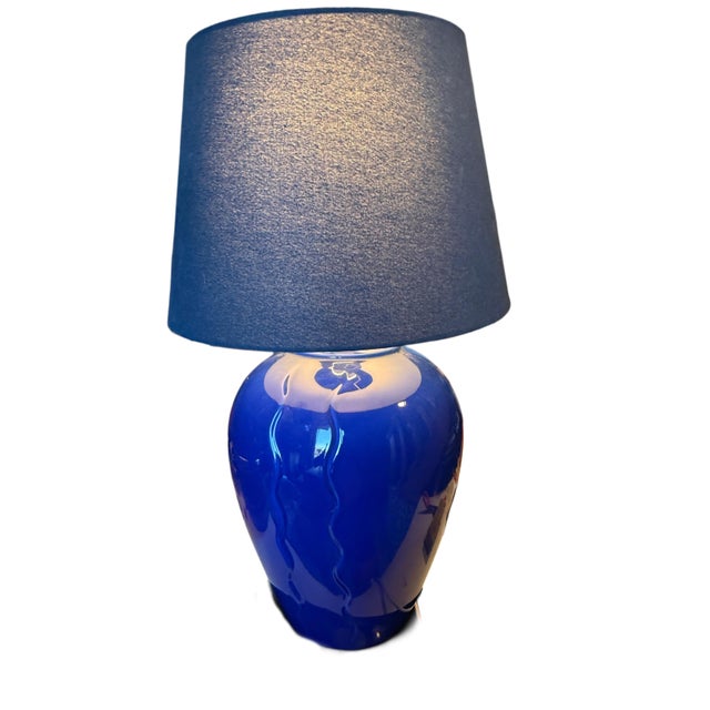 Large Ceramic Table Lamp from Ikea, Sweden, 1980s For Sale - Image 3 of 3