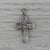 0.26ctw Vs2 Diamond Open Work Cross Pendant 14k White Gold For Sale - Image 4 of 5