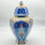 Handmade Ceramic Hexagonal Lidded Jar (30cm) Royal Blue & Yellow Palace Design – 6-Sided “Temple Jar” Vase For Sale - Image 6 of 8