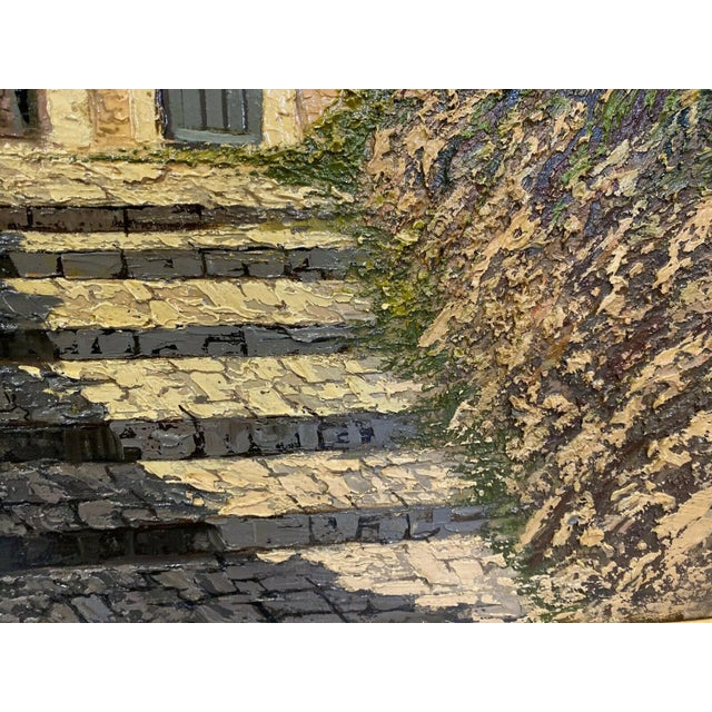 2000 - 2009 Paolo De Robertis, Caserta Vecchia, Oil on Canvas, Italy For Sale - Image 5 of 9