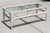 Coastal Vintage 1980s Coastal Pencil Reed Rattan & Glass Coffee Table For Sale - Image 3 of 16
