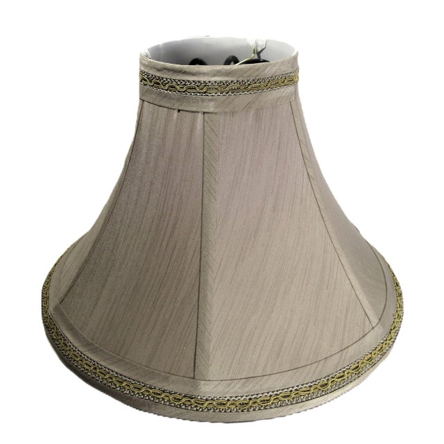 Vintage Art Nouveau Roseart Lampshade For Sale - Image 10 of 12