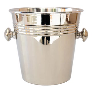 Round Alpaca Champagne Bucket from Berndorf, 1920s For Sale