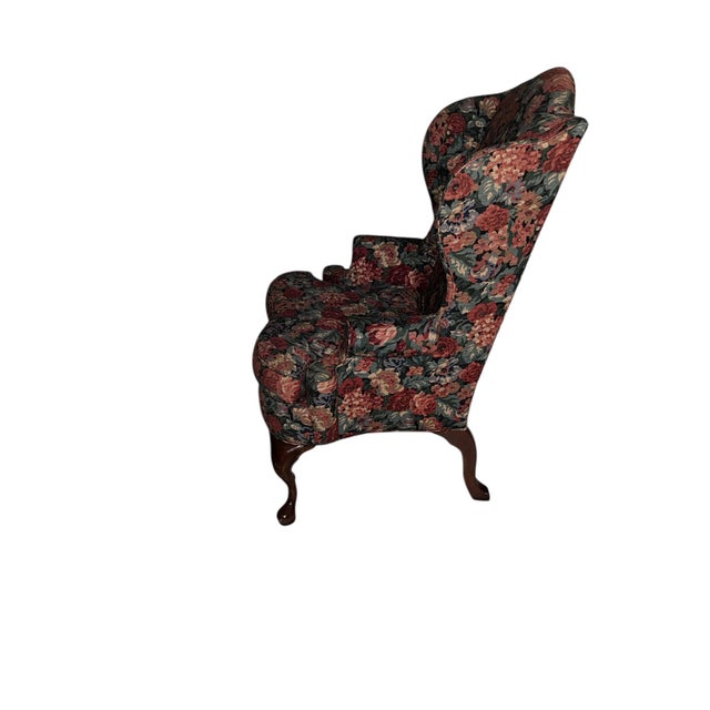 An exquisite example of bench-made craftsmanship from the Vanguard Furniture signature series. This stately wingback chair...