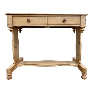 19th Century English Pine Table For Sale
