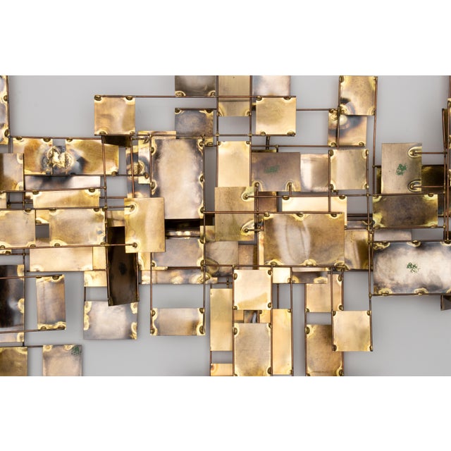 Mid-Century Modern Vintage Mid Century "Labyrinth" Wall Sculpture by Curtis Jere For Sale - Image 3 of 8