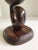 1970s Carved Rosewood Swirl Sculpture on Rosewood Base For Sale - Image 9 of 10