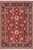 Shabby Chic 1990's Floral Pak-Persian Red/Blue Wool Rug - 8'1'' X 10'0'' For Sale - Image 9 of 9