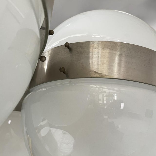 Mid-Century Modern Italian Tetraclio Chandelier by Mazza for Artemide, 1960s For Sale - Image 16 of 18