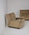 Vintage Beige Velvet Modular Corner Sofa, Italy, 1970s, Set of 6 For Sale - Image 9 of 12