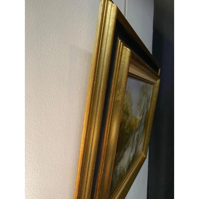 Roger Delapierre, Edge of the Rhone, Oil on Canvas, 1982 For Sale - Image 7 of 10