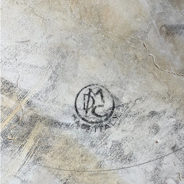 Brown 1960s Mid-Century Modern Italian Marble Top Ebonized Coffee Table by Weiman For Sale - Image 8 of 8