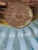 Baby Blue Late 19th Century Rare Thuro Collection Sheldon Swirl Opalescent Kerosene Oil Lamp Blue Reverse For Sale - Image 8 of 18