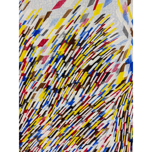 Vintage Contemporary Abstract Oil Painting For Sale - Image 4 of 12