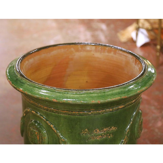 French Handmade Terracotta Anduze Planter by La Madeleine For Sale - Image 4 of 13