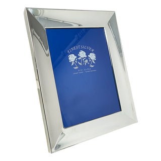 Italian Photo Frame in Silver Plated, 1970s For Sale