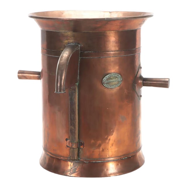 French Copper Wine Vat Dispenser 19th Century For Sale