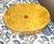 Metal Solid Brass Embossed Bowl With Handles For Sale - Image 7 of 7