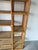 Large- Vintage Coastal Rattan Bookcase Étagère With Cane Shelves For Sale - Image 9 of 12