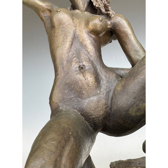 Signed Issa K. Diop 1977 Nude African Woman Bronze Sculpture For Sale In San Diego - Image 6 of 18
