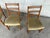 These 4 vintage Ladder Back Wooden Dining Chairs are in very good structural condition, with no major imperfections to the...