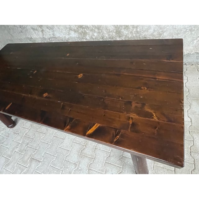 Vintage Brutalist Table and Chairs by Georges Robert, 1960s, Set of 7 For Sale - Image 17 of 18