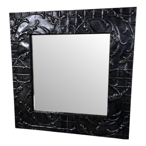 Pressed Tin Ceiling Tile Mirror For Sale