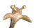 Monumental Mid-Century Modern Hammered Brass & Bronze Giraffe, Animal Sculpture For Sale - Image 11 of 13