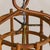 Wood 1960s Italian Double Bamboo Lantern Pendant For Sale - Image 7 of 8