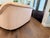 Vintage Leathercraft Sculptural Curved Leather Sectional With Dual Ottomans – Luxury Conversation Sofa For Sale - Image 6 of 18